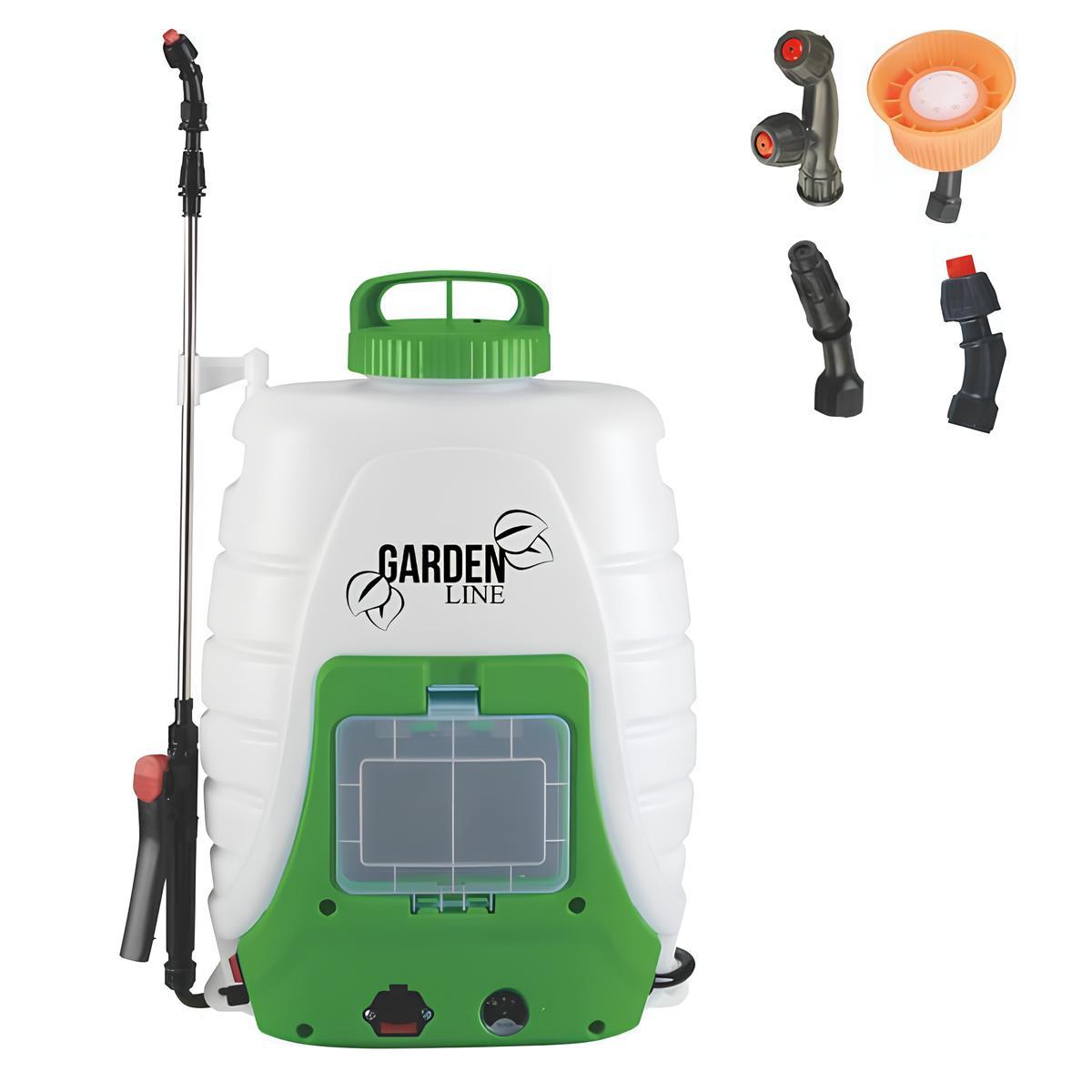 Обприскувач акумуляторний на 18л Garden line садовий Ранцевий пульверизатор для обприскування дерев