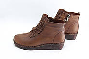 Черевики жіночі MeegoComfort A96613-1-BROWN коричневі на танкетці 36, фото 3
