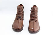 Черевики жіночі MeegoComfort A96613-1-BROWN коричневі на танкетці 36, фото 4