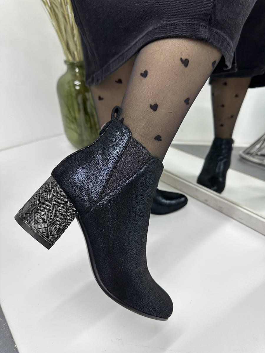 Ботильони жіночі Rosstyle 335 челси на широкому каблуці 36, фото 1