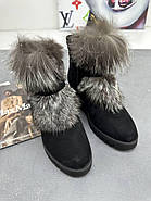 Черевики жіночі зимові Sufina M7080 на прихованій танкетці 35, фото 4