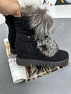 Черевики жіночі зимові Sufina M7080 на прихованій танкетці 35, фото 5