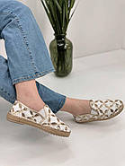 Еспадрильї Gloria 350-7633-payet-chiche білі з паетками 37, фото 2