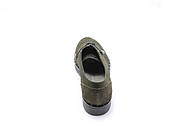 Туфлі жіночі оксфорти Aras Shoes 108-haki шкіряні на шнурівці 37, фото 6