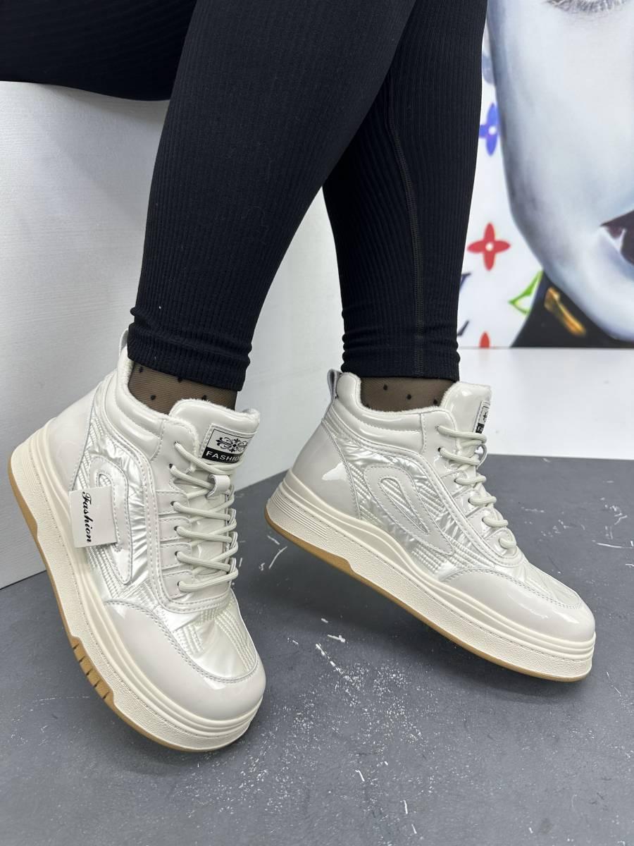 Кросівки жіночі MeegoComfort BT5191-Beige утеплені на високій підошві бежеві 36, фото 1