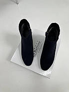 Ботильони жіночі Battine B504 замшові сині 37, фото 8