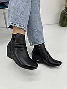 Черевики жіночі Battine B457 шкіряні на танкетці 37, фото 2