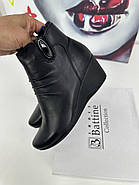 Черевики жіночі Battine B457 шкіряні на танкетці 37, фото 6