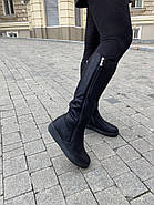 Чоботи жіночі зимові Vensi V20 чорні на танкетці 36, фото 3