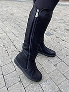 Чоботи жіночі зимові Vensi V20 чорні на танкетці 36, фото 4