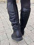 Чоботи жіночі зимові Vensi V20 чорні на танкетці 36, фото 6