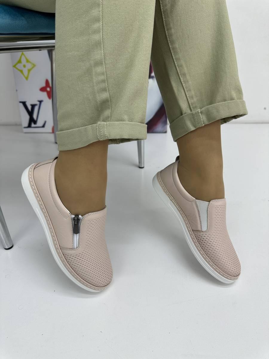 Мокасини жіночі Aras Shoes 501-powder 41