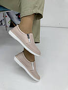 Мокасини жіночі Aras Shoes 501-powder 41, фото 4