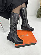 Чоботи жіночі Sanborina M1422 зимові натуральне хутро 36, фото 3