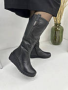 Чоботи жіночі Sanborina M1422 зимові натуральне хутро 36, фото 5