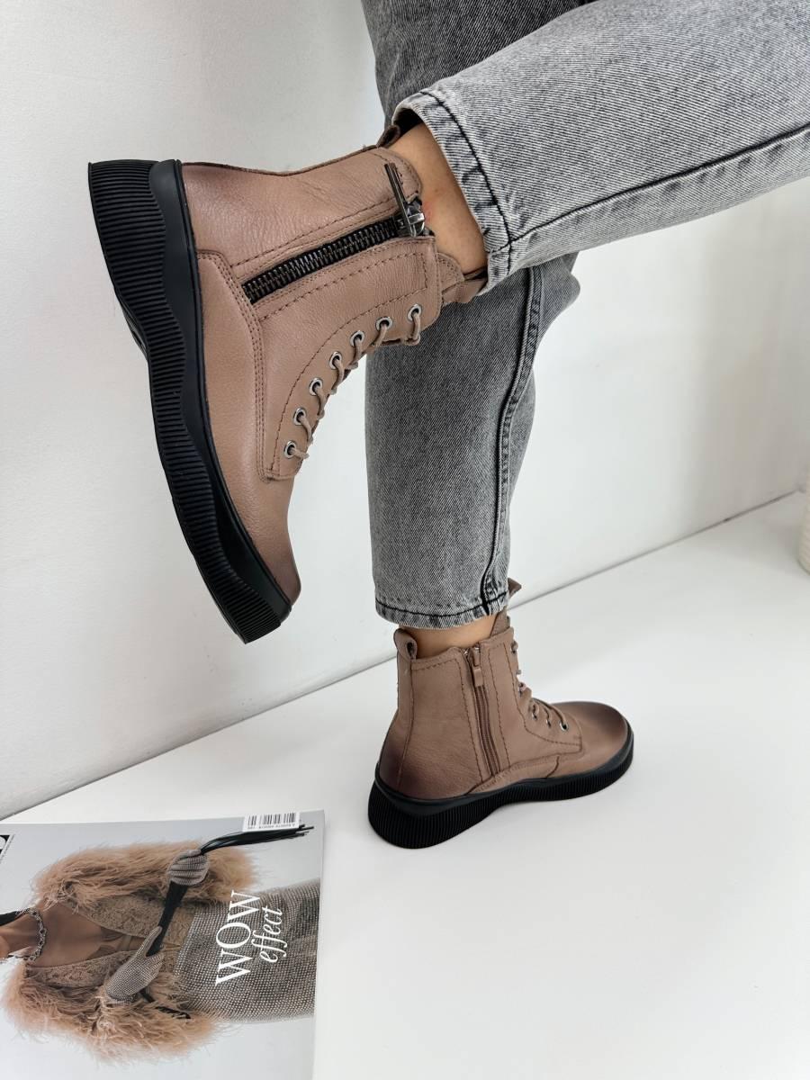 Черевики жіночі MeegoComfort F802628-APRICOT BATTAL коричневі 39