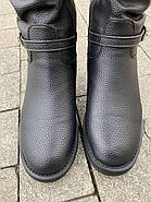 Чоботи жіночі ботфорти VENSI V9 чорні на низьких підборах 36, фото 6