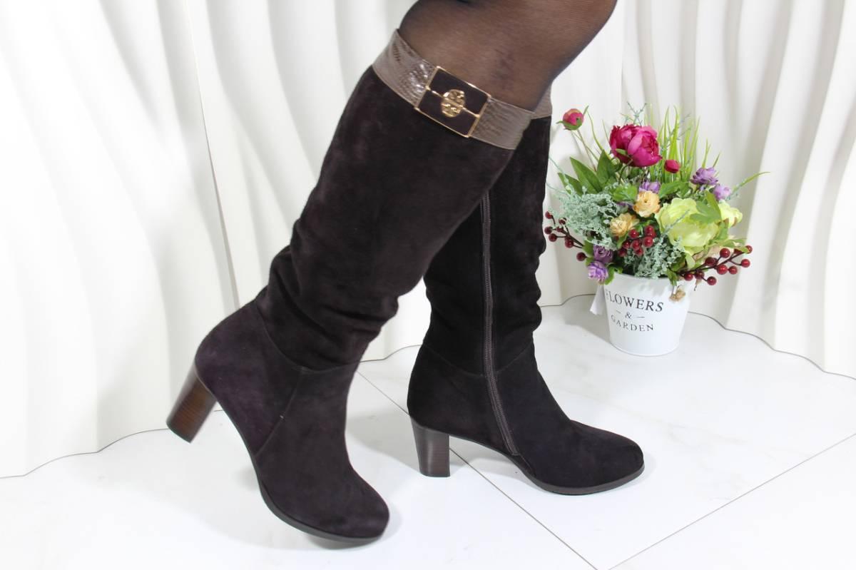 Чоботи жіночі Lolanic 14 замшеві зимові 36, фото 1