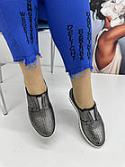 Мокасини жіночі Aras Shoes K6L-14477-PLATIN 37, фото 3