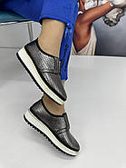 Мокасини жіночі Aras Shoes K6L-14477-PLATIN 37, фото 4