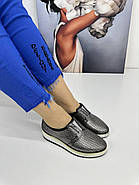 Мокасини жіночі Aras Shoes K6L-14477-PLATIN 37, фото 5