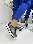 Мокасини жіночі Aras Shoes K6L-14477-PLATIN 37, фото 6