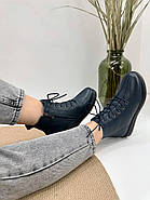 Черевики жіночі MeegoComfort A19060-1-blue сині на шнурівці 36, фото 2