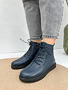 Черевики жіночі MeegoComfort A19060-1-blue сині на шнурівці 36, фото 3