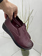 Туфлі жіночі MeegoComfort A22190 Violet бордові 36, фото 5