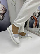Мокасини жіночі білі Aras Shoes 721-Beyaz 37, фото 5