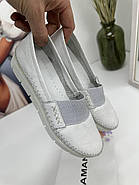 Мокасини жіночі білі Aras Shoes 721-Beyaz 37, фото 7