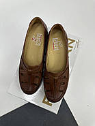 Туфлі жіночі Izderi 808-taba коричневі на танкетці 37, фото 8