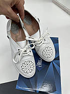 Білі мокасини Туреччина Divadonna 7893-beyaz 37, фото 7