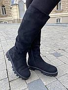 Чоботи зимові жіночі VENSI V21 чорні на платформі 35, фото 3