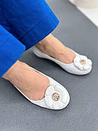 Білі шкіряні балетки Polaris 7(6635-01) 37, фото 2