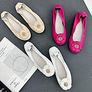 Білі шкіряні балетки Polaris 7(6635-01) 37, фото 5