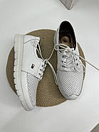 Кросівки жіночі Doren 20115-007-beyaz шкіряні білі 36, фото 6