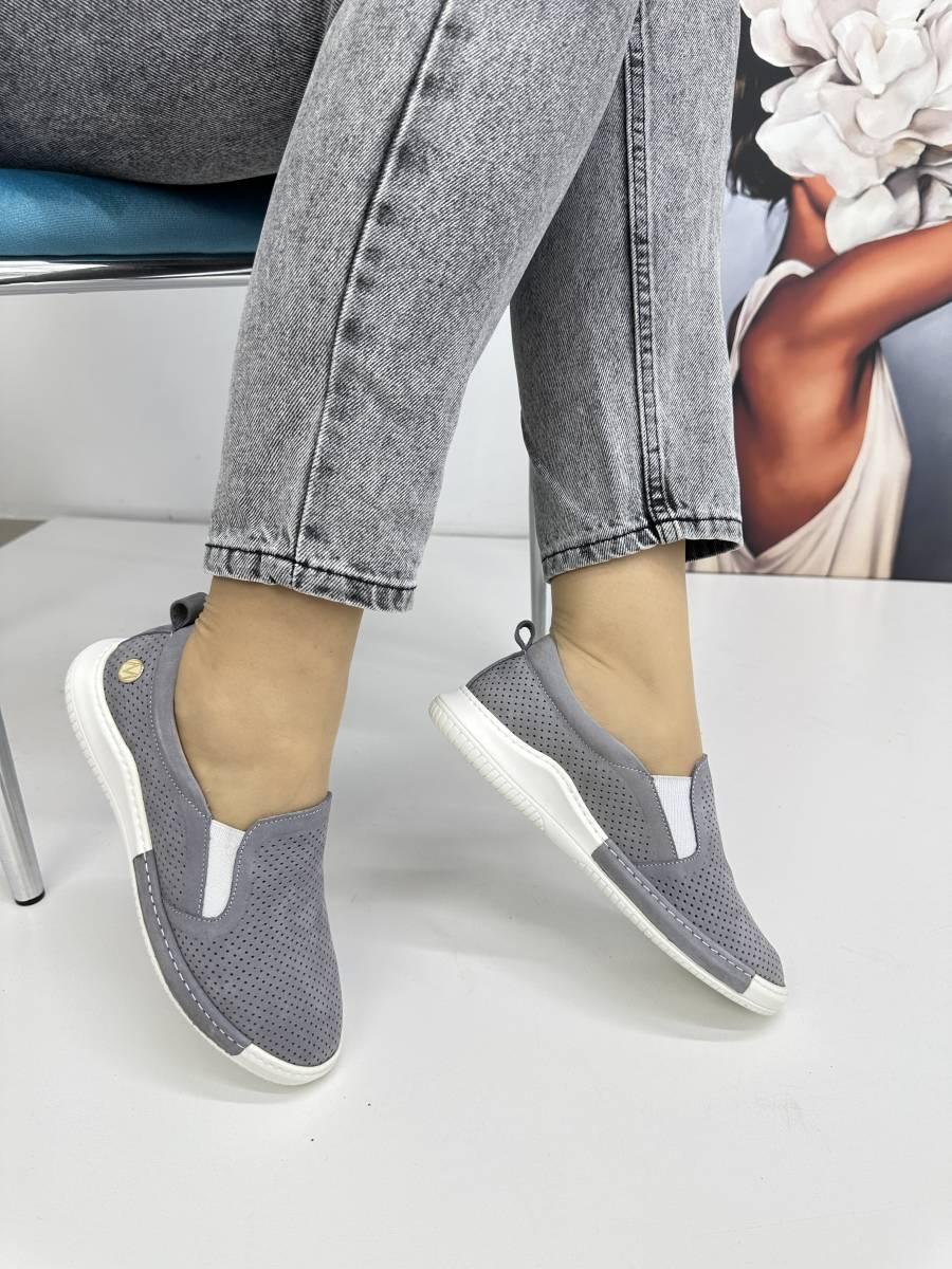 Мокасіни жіночі Messimod H20Y3918-101-GREY-NBC 37, фото 1