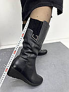 Чоботи зимові Sanborina M1201 натуральне хутро 36, фото 3