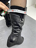 Чоботи зимові Sanborina M1201 натуральне хутро 36, фото 4