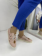 Мокасини турецькі Aras Shoes 19740-PUDRA 37, фото 6