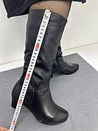 Чоботи жіночі зимові M1230 шкіряні натуральне хутро 36, фото 5