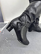 Чоботи жіночі зимові M1230 шкіряні натуральне хутро 36, фото 7