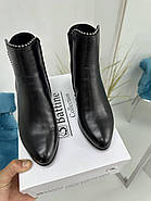 Жіночі черевики Battine B0422 шкіряні на середньому підборі 36, фото 8