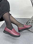Туфлі жіночі MeegoComfort 53088 WineRed бордові 36, фото 2