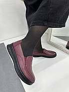 Туфлі жіночі MeegoComfort 53088 WineRed бордові 36, фото 3