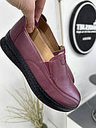 Туфлі жіночі MeegoComfort 53088 WineRed бордові 36, фото 6