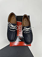 Мокасини жіночі Pabeste IB1020-03-navi шкіряні сині з перфорацією 37, фото 5