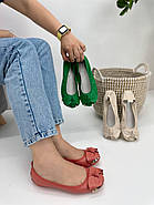 Бежеві шкіряні балетки Polaris 15(0392-9) 37, фото 3