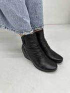 Черевики жіночі Battine B452 демісезонні на танкетці 37, фото 3